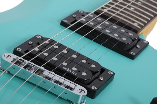 SCHECTER C-6 DELUXE SATIN AQUA фото 6